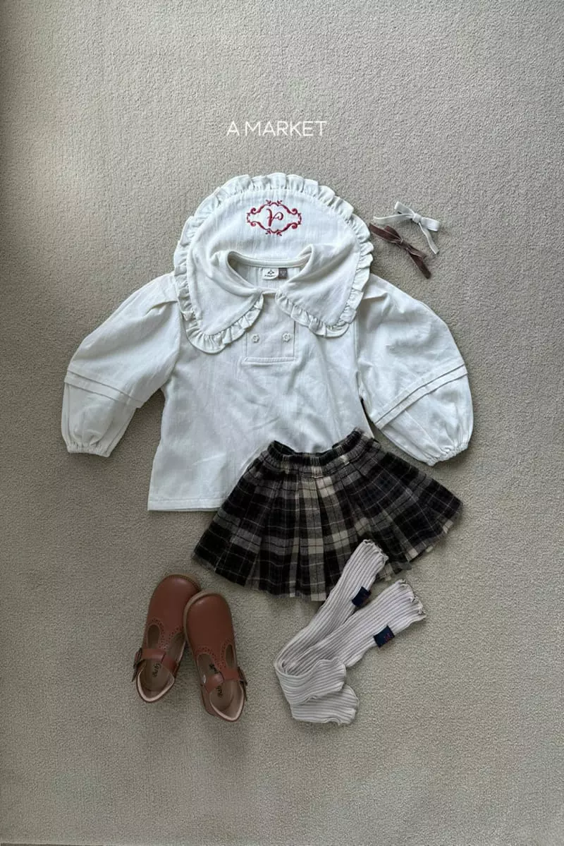 A-Market - Korean Children Fashion - #designkidswear - A Collar Blouse - 10