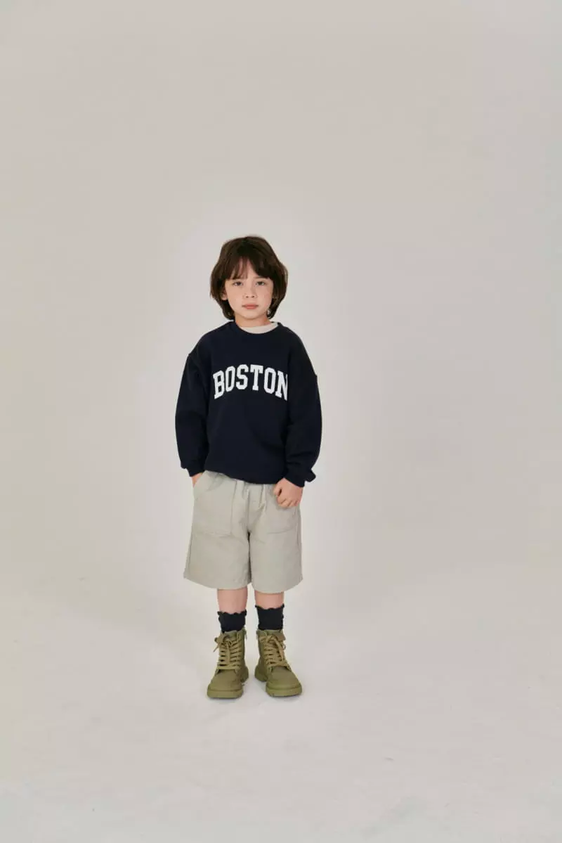 A-Market - Korean Children Fashion - #discoveringself - Boston Sweatshirt - 5