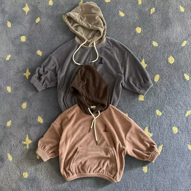 A-Market - Korean Children Fashion - #discoveringself - Chess Terry Hoody Tee