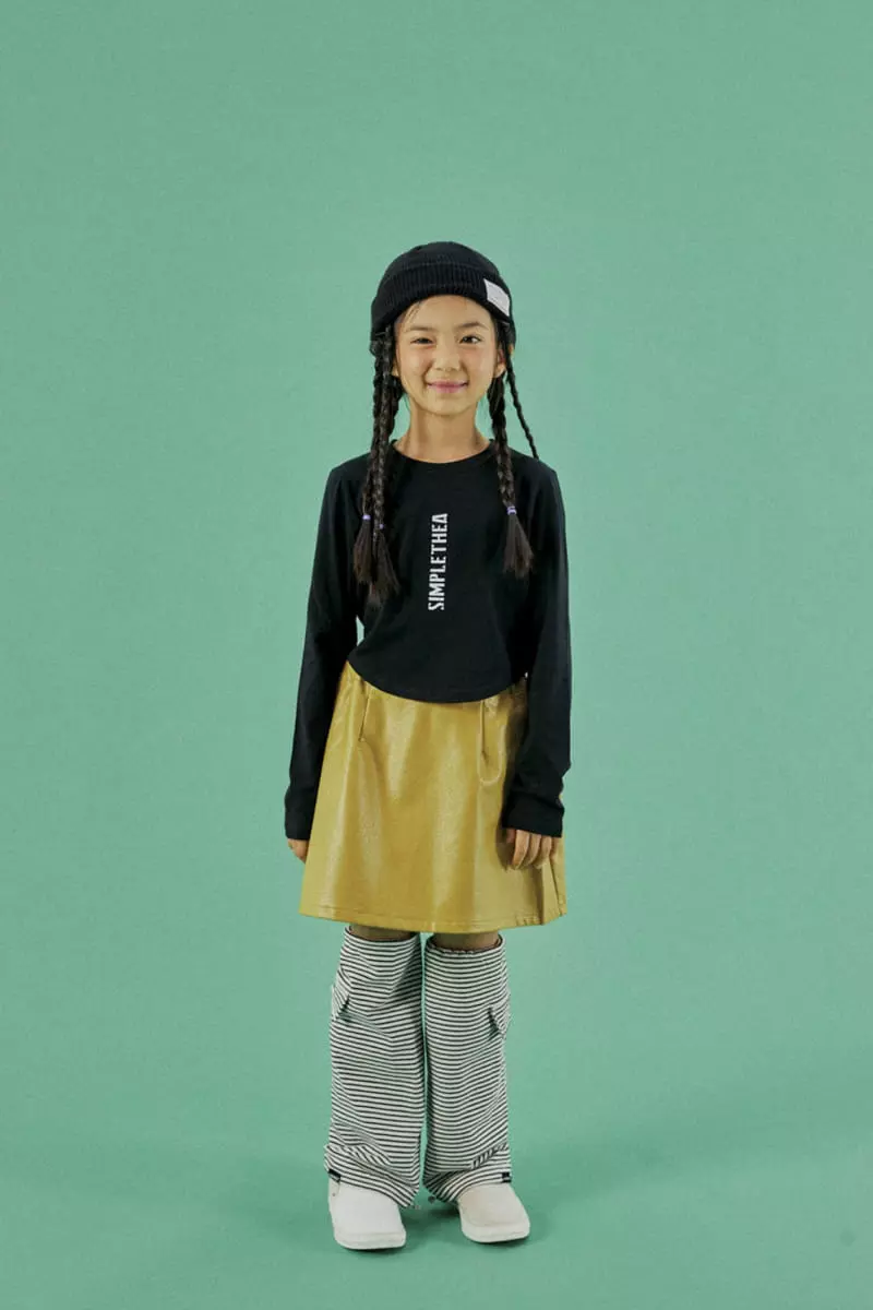 A-Market - Korean Children Fashion - #fashionkids - Leather Skirt