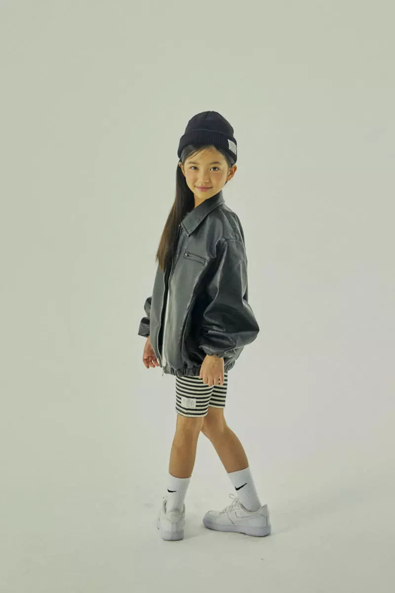 A-Market - Korean Children Fashion - #fashionkids - Stripes Leggings - 6