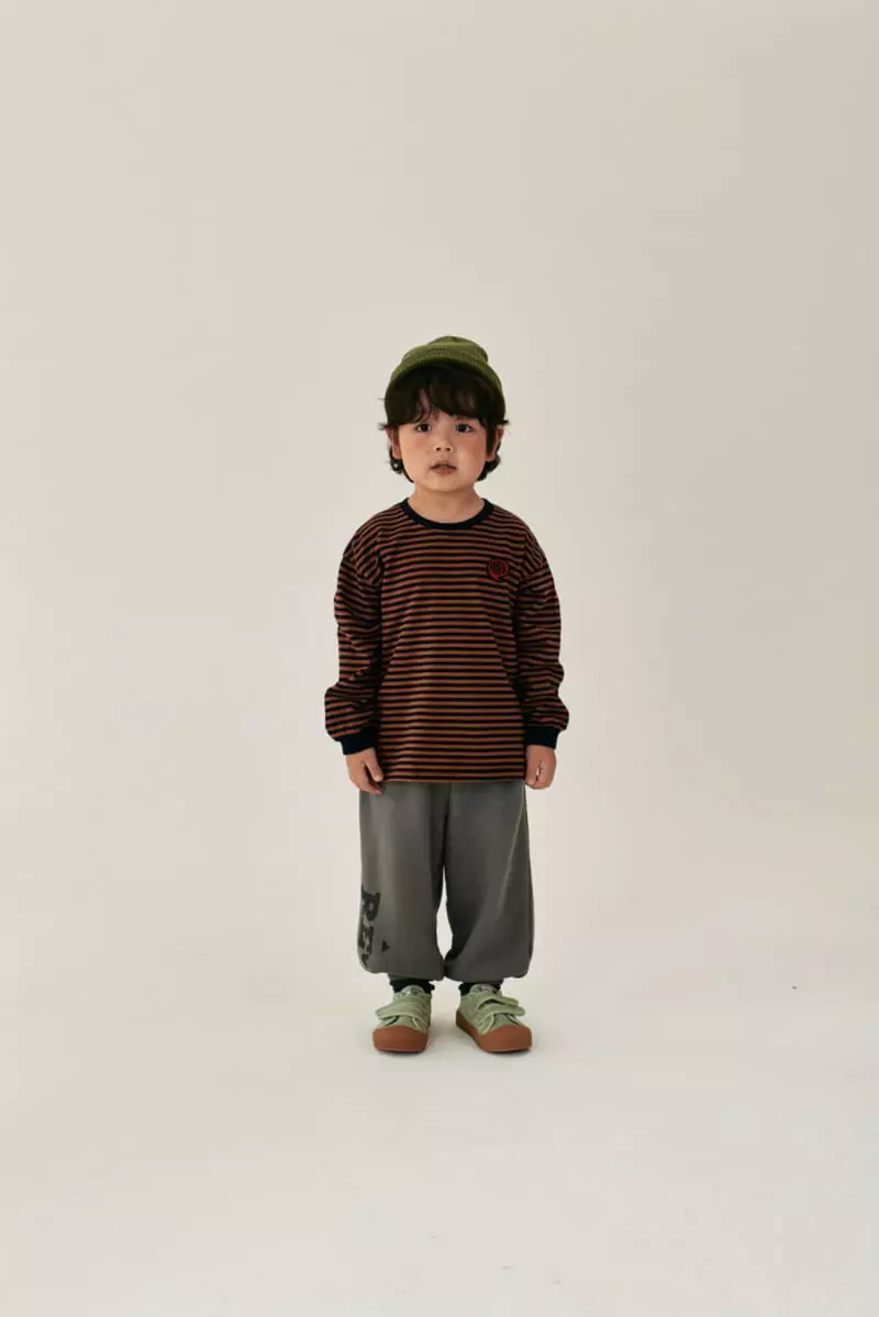 A-Market - Korean Children Fashion - #kidsshorts - Comma Stripes Tee - 11