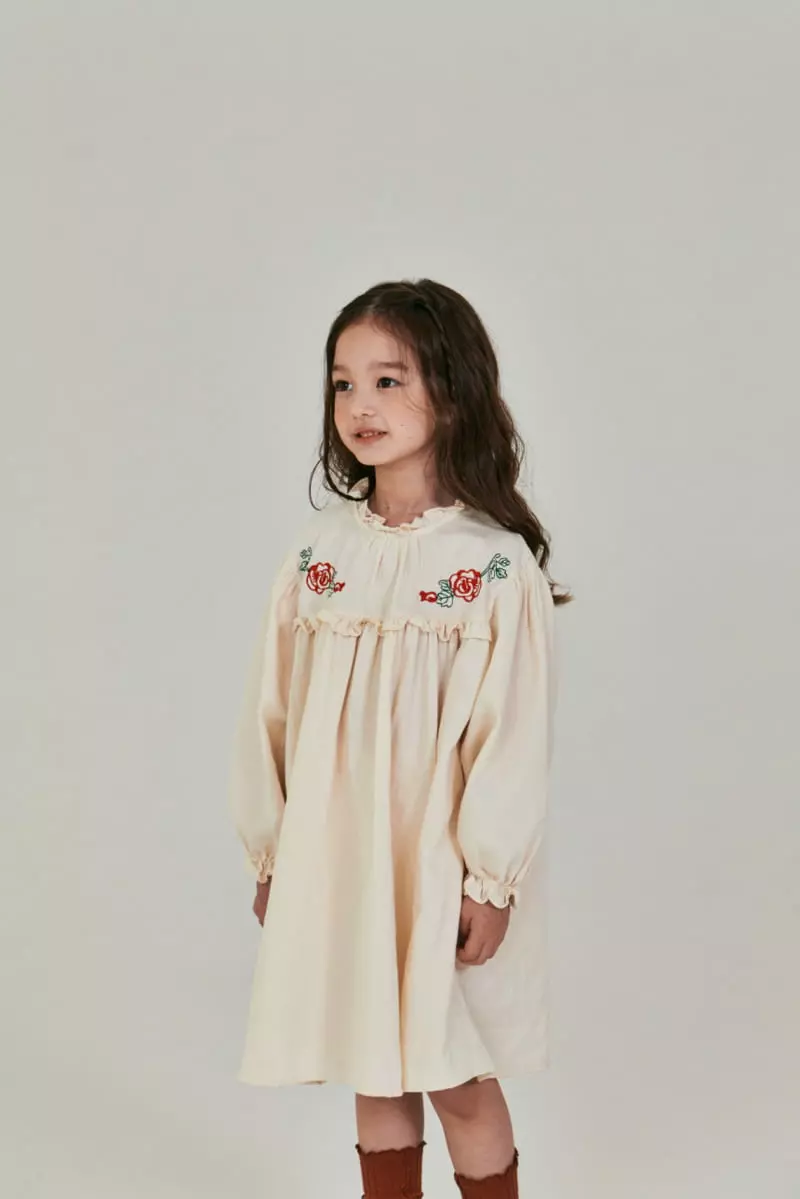 A-Market - Korean Children Fashion - #kidsstore - Rose One-piece - 7