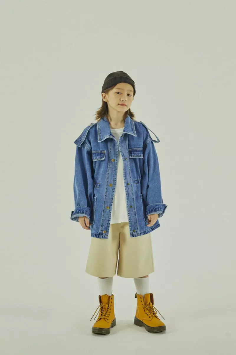 A-Market - Korean Children Fashion - #kidzfashiontrend - Denim Jackett - 2