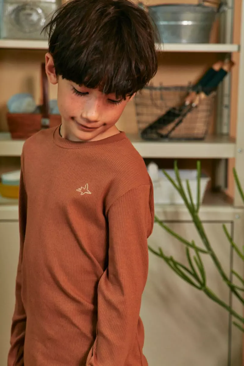A-Market - Korean Children Fashion - #kidzfashiontrend - Bird Rib Tee - 11