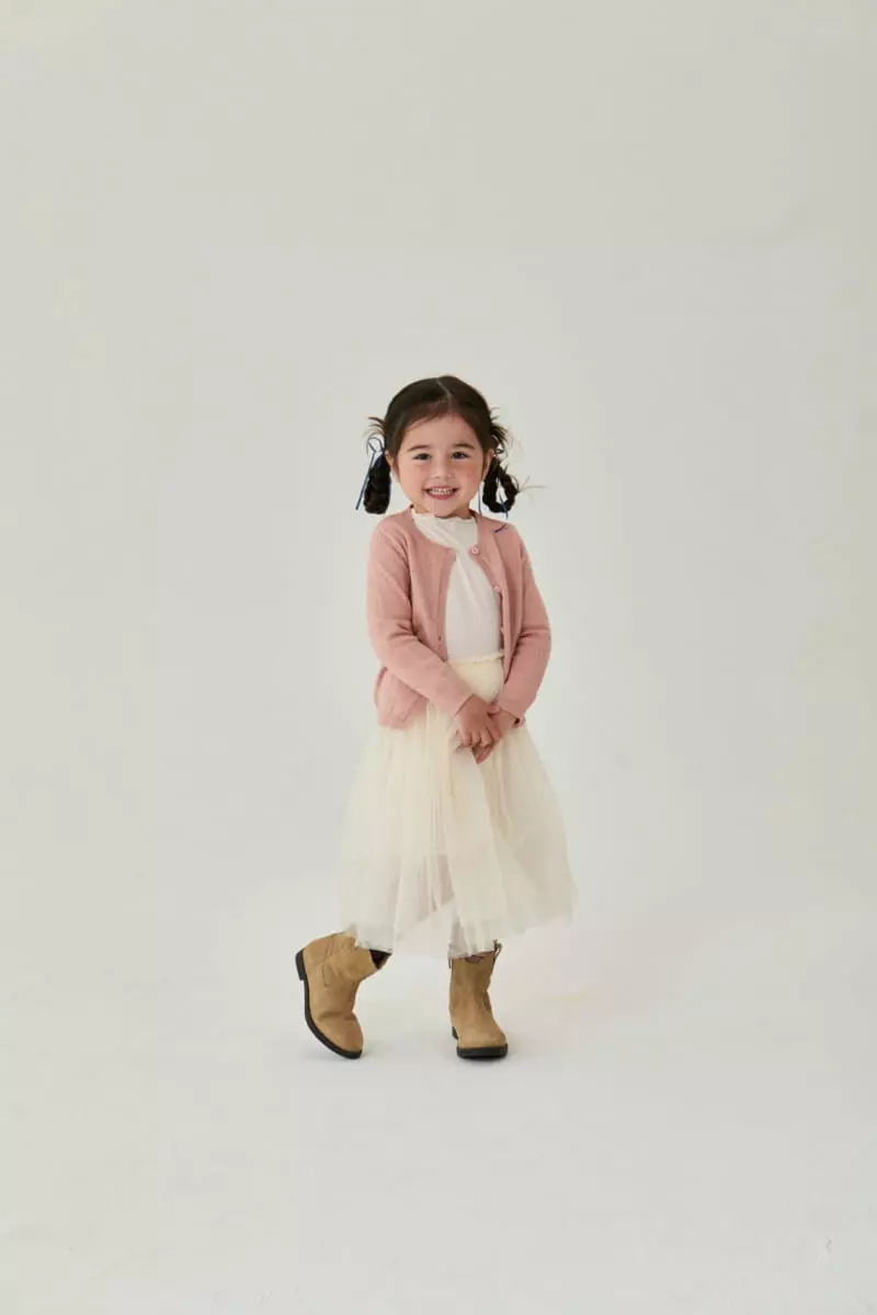A-Market - Korean Children Fashion - #littlefashionista - Shine Mesh Skirt - 8