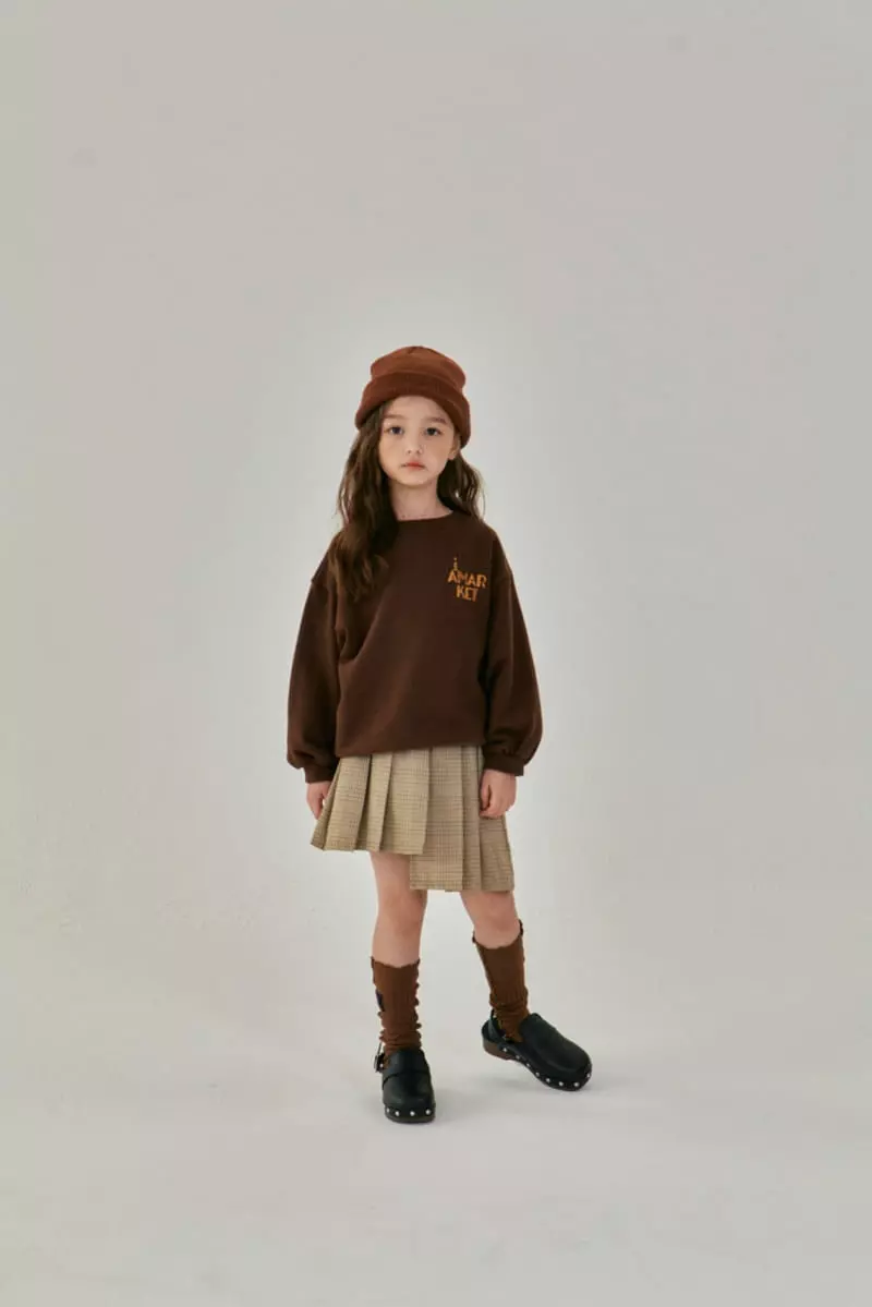 A-Market - Korean Children Fashion - #littlefashionista - Chess Sweatshirt - 2
