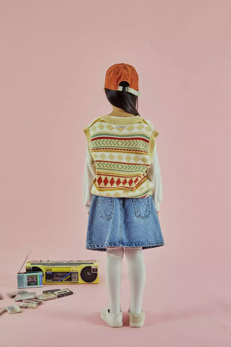 A-Market - Korean Children Fashion - #magicofchildhood - Pocket Wrap Skirt - 3