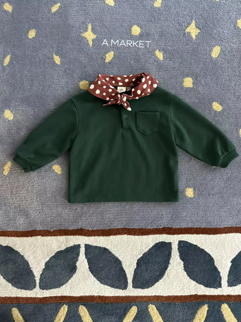 A-Market - Korean Children Fashion - #magicofchildhood - Scarf Tee