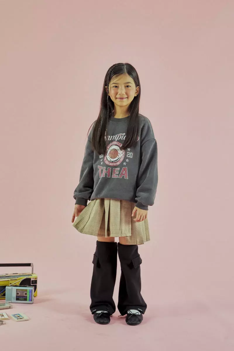 A-Market - Korean Children Fashion - #minifashionista - Check Unbal Skirt - 3