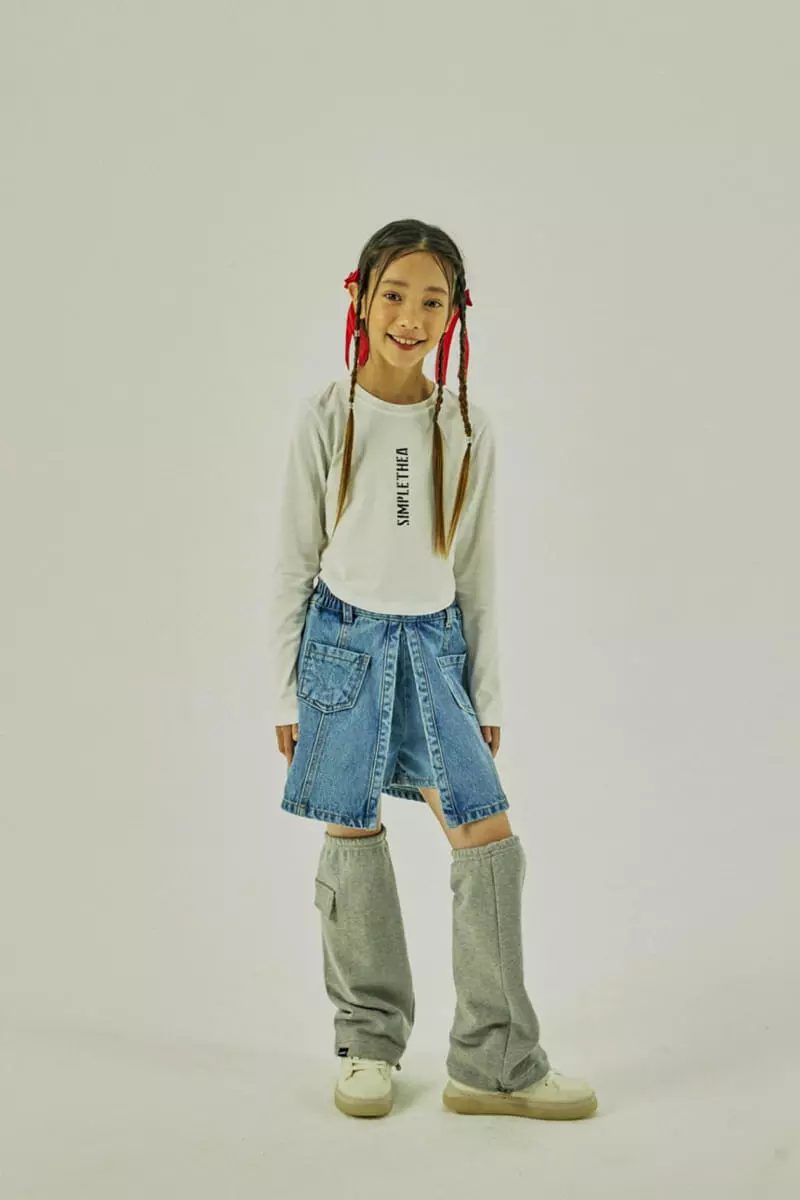 A-Market - Korean Children Fashion - #prettylittlegirls - Pocket Wrap Skirt - 5