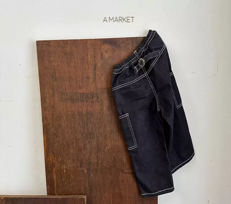 A-Market - Korean Children Fashion - #toddlerclothing - Stitch Jeans