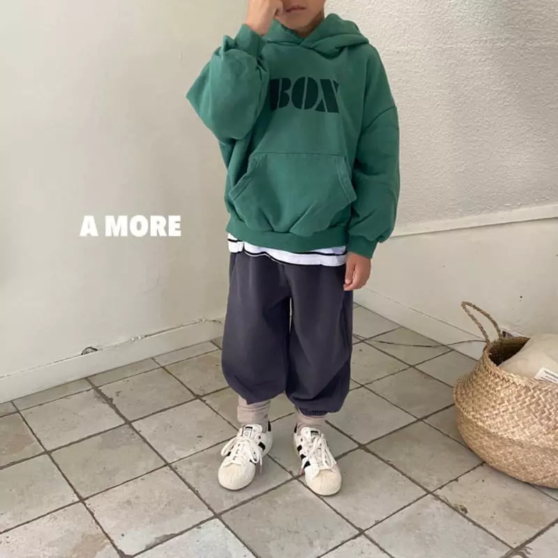 A More - Korean Children Fashion - #kidsshorts - Box Hoody Tee - 4