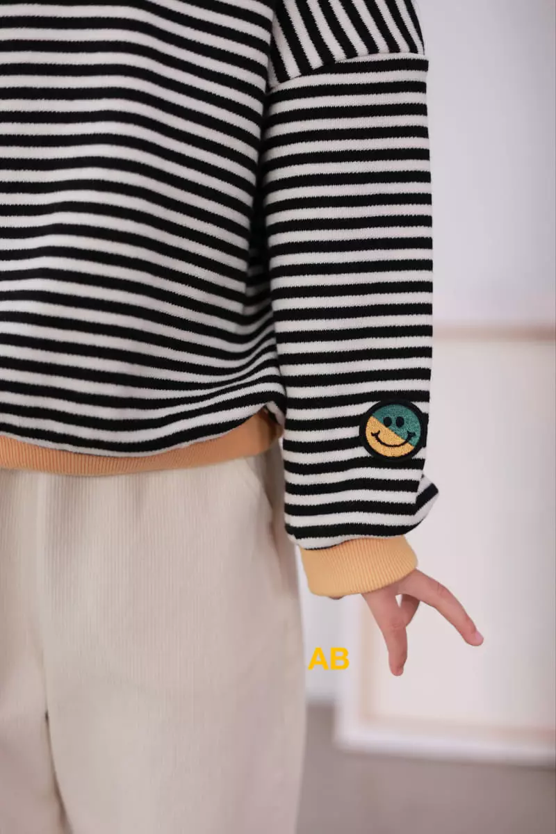 Ab - Korean Children Fashion - #Kfashion4kids - Smile Color Sweatshirt - 10