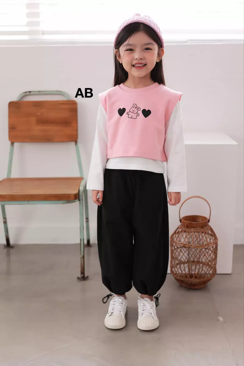 Ab - Korean Children Fashion - #childofig - Heart Rabbit Vest - 3
