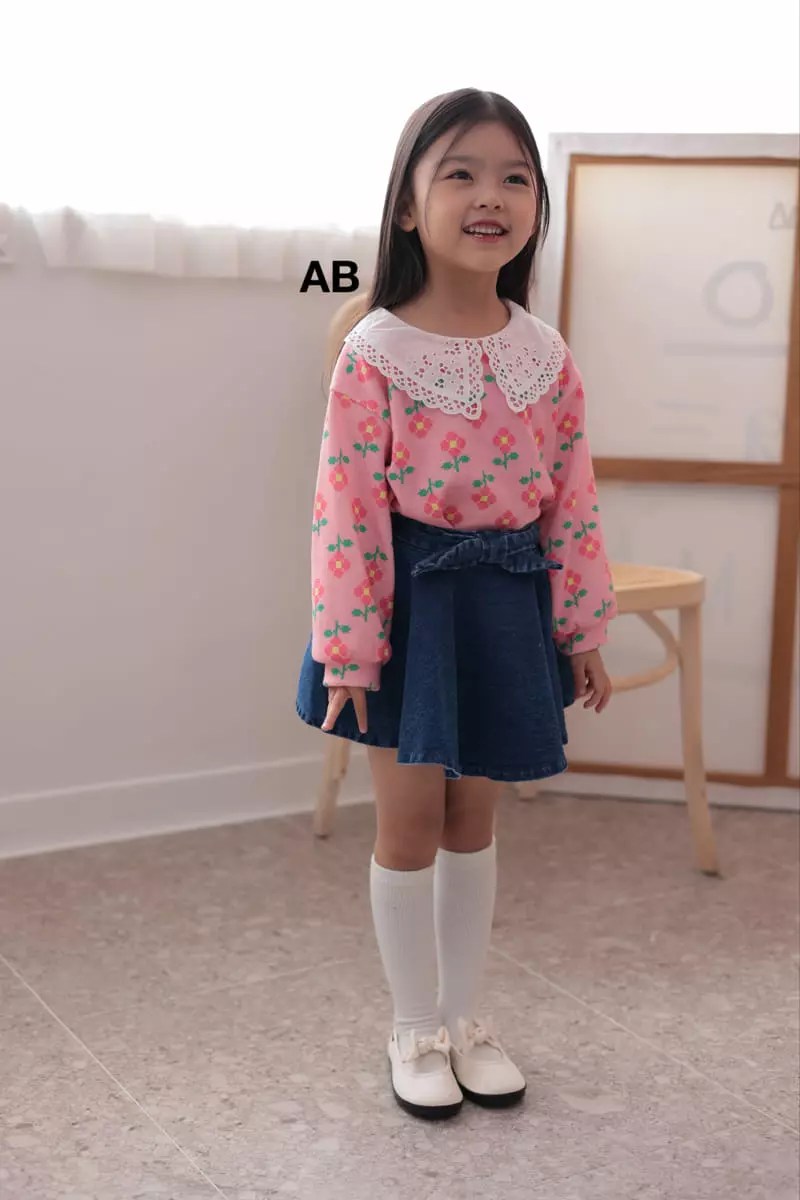 Ab - Korean Children Fashion - #childrensboutique - Volume Collar Tee - 7