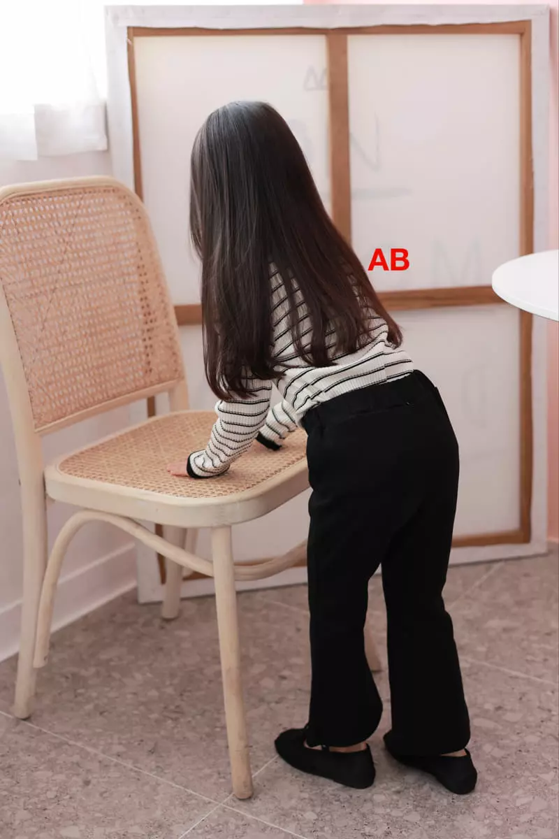 Ab - Korean Children Fashion - #discoveringself - Ribbon Piping Tee - 7