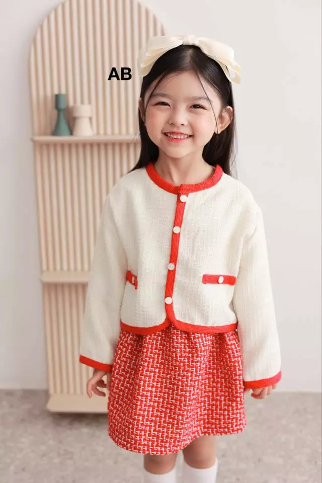 Ab - Korean Children Fashion - #littlefashionista - Twid Set