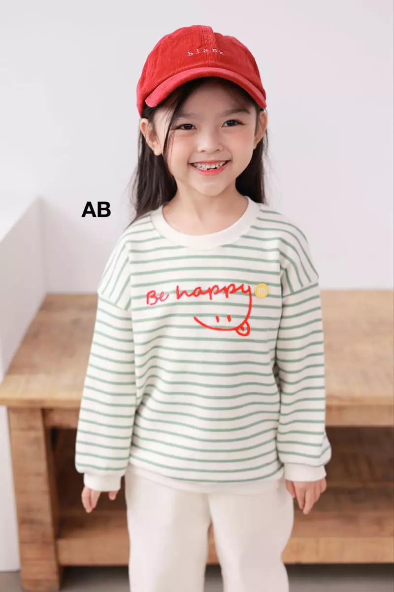 Ab - Korean Children Fashion - #littlefashionista - Be Happy Sweatshirt - 6