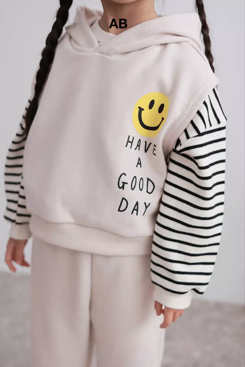 Ab - Korean Children Fashion - #magicofchildhood - Happy Hoody Set - 7