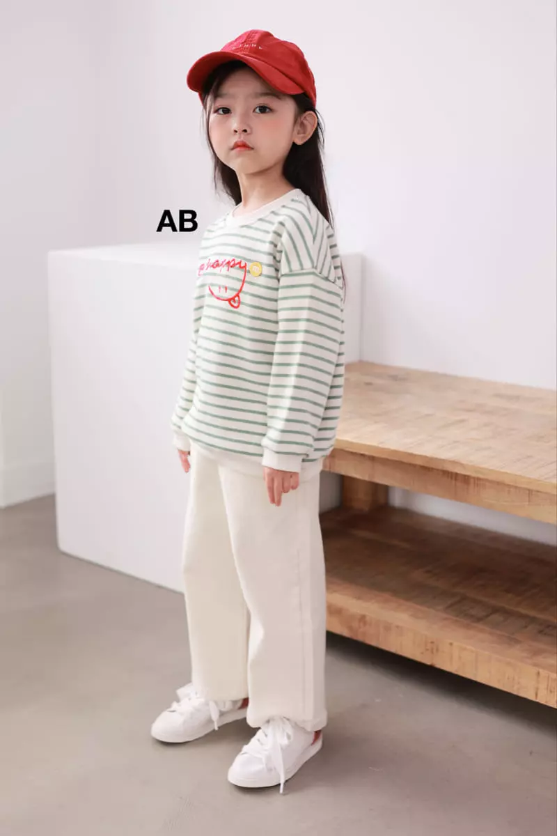 Ab - Korean Children Fashion - #minifashionista - Be Happy Sweatshirt - 8