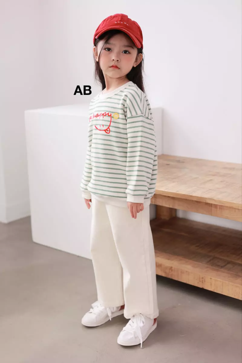 Ab - Korean Children Fashion - #prettylittlegirls - Be Happy Sweatshirt - 9