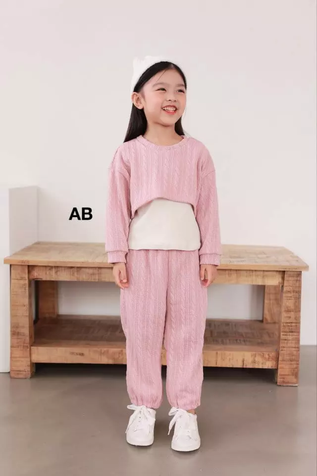 Ab - Korean Children Fashion - #stylishchildhood - Twist Top Bottom Set - 7