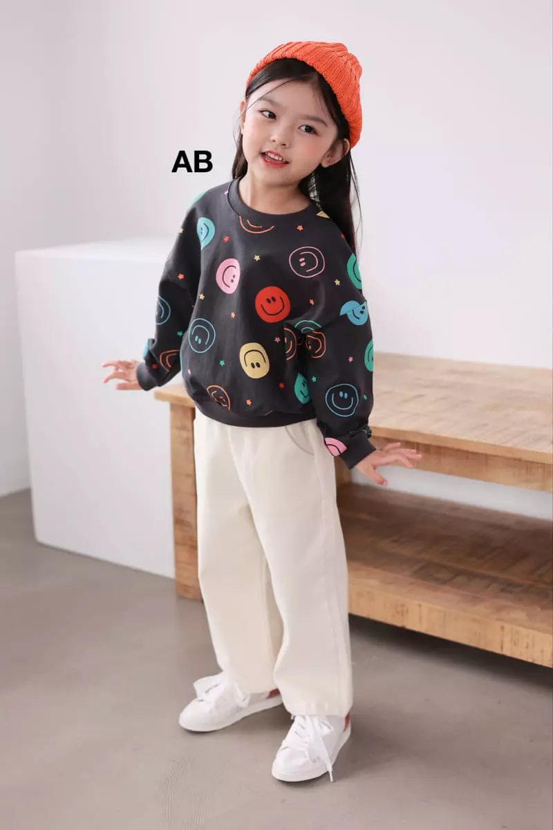 Ab - Korean Children Fashion - #todddlerfashion - Multi Smile Sweatshirt - 3