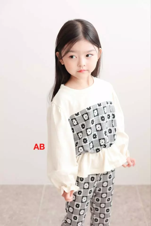Ab - Korean Children Fashion - #toddlerclothing - Daisy Top Bottom Set - 11