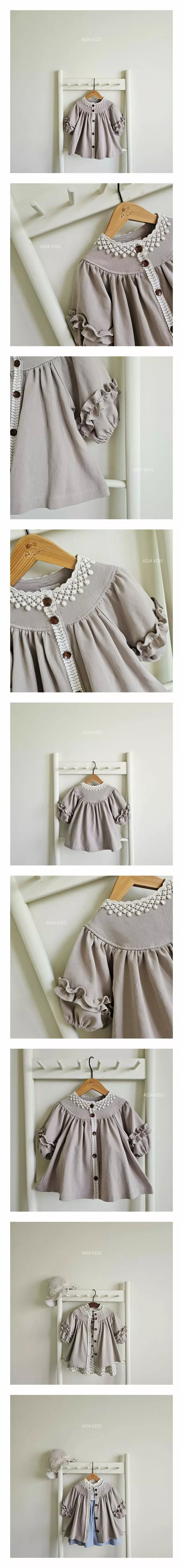 Aida - Korean Children Fashion - #designkidswear - Bell Lace Jacket