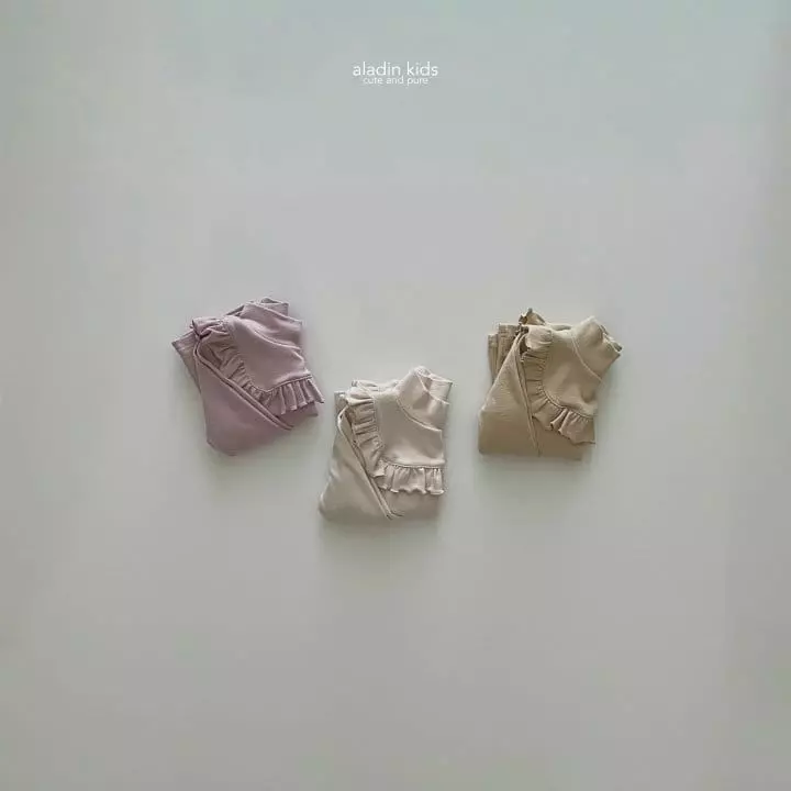 Aladin - Korean Children Fashion - #Kfashion4kids - Half Frill Tee - 6