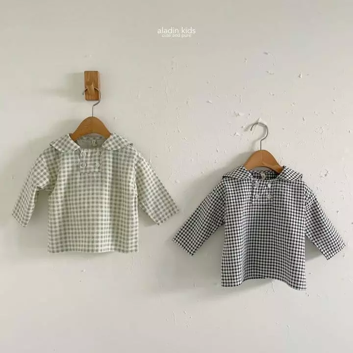 Aladin - Korean Children Fashion - #childofig - Two Button Blouse - 3