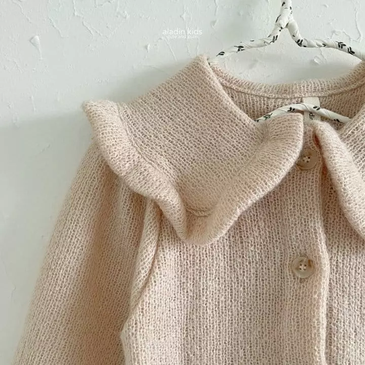 Aladin - Korean Children Fashion - #discoveringself - Knit Collar Cardigan - 7