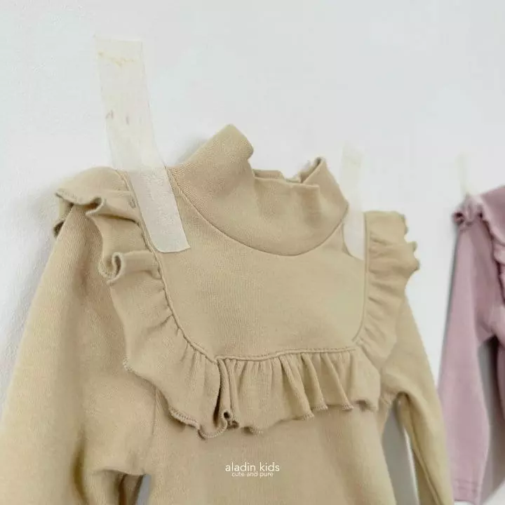 Aladin - Korean Children Fashion - #fashionkids - Half Frill Tee - 2