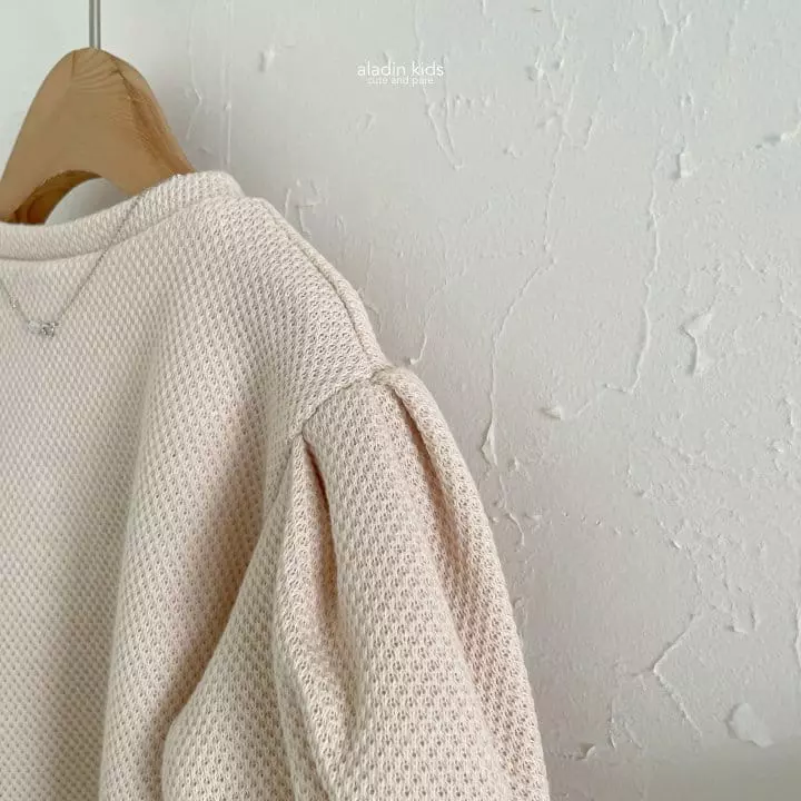 Aladin - Korean Children Fashion - #kidsshorts - Puff Knit Tee - 5