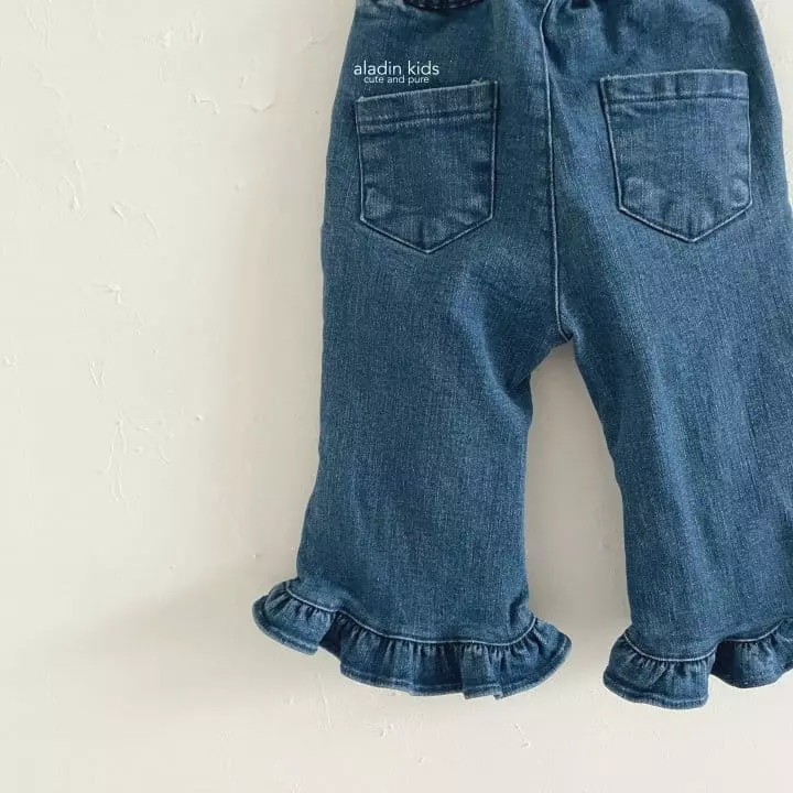 Aladin - Korean Children Fashion - #kidsstore - Long Frill Pants - 7