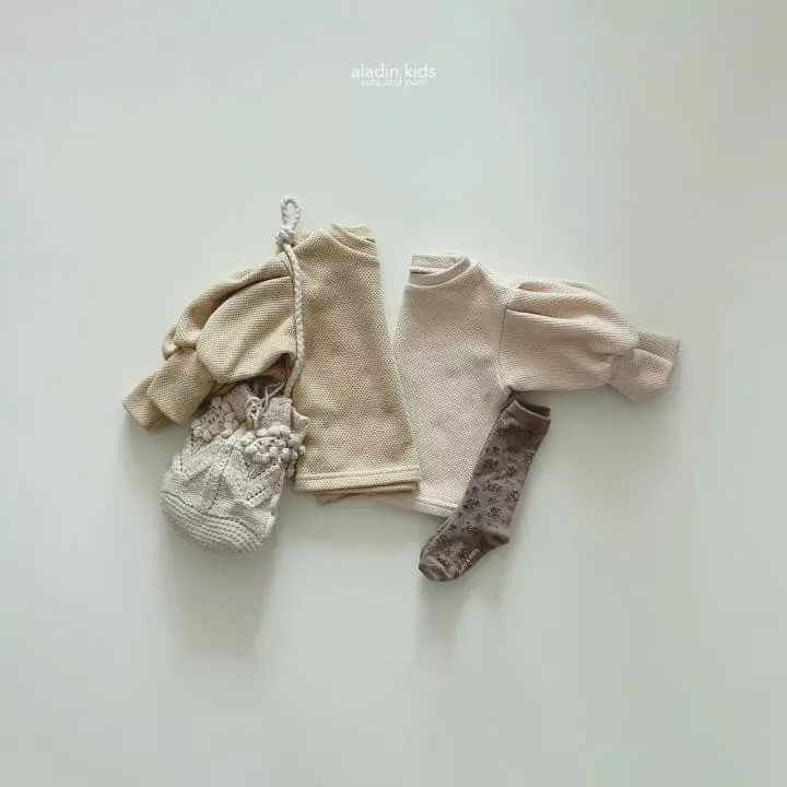 Aladin - Korean Children Fashion - #magicofchildhood - Puff Knit Tee - 10