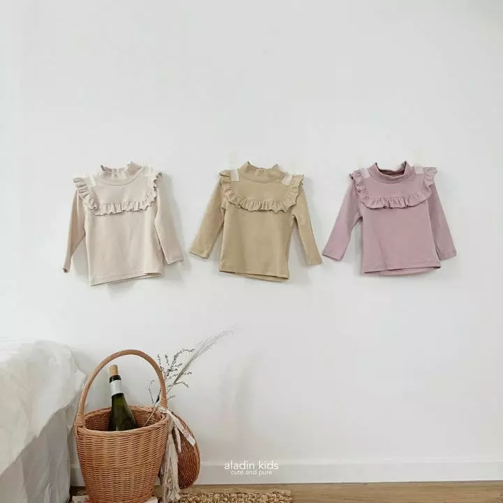Aladin - Korean Children Fashion - #magicofchildhood - Half Frill Tee - 8