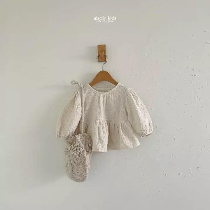 Aladin - Korean Children Fashion - #toddlerclothing - Lace Embrodiery Blouse - 2