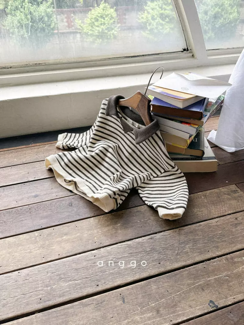 Anggo - Korean Children Fashion - #childrensboutique - Kit Kat Collar Tee - 7