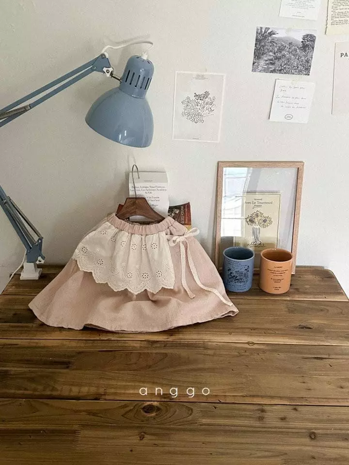 Anggo - Korean Children Fashion - #designkidswear - Latte Skirt - 4