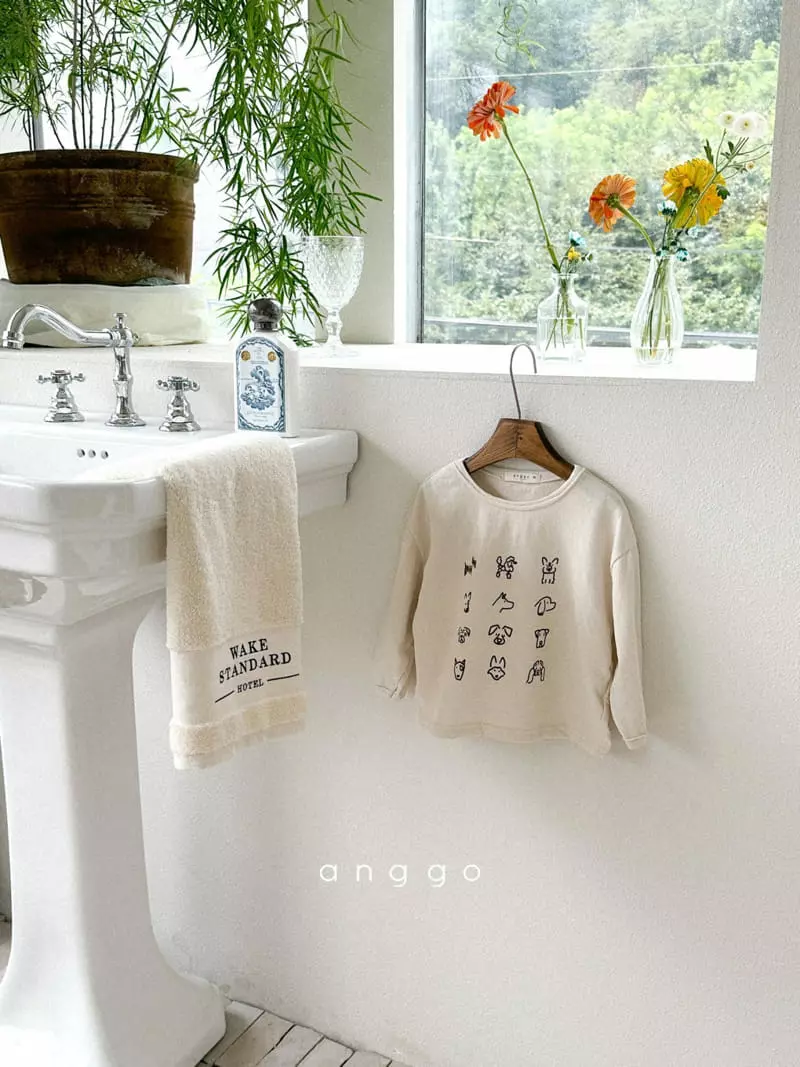 Anggo - Korean Children Fashion - #kidsshorts - Puppy Tee - 6