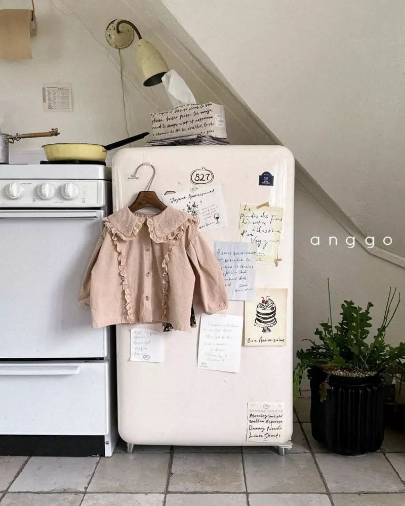 Anggo - Korean Children Fashion - #kidzfashiontrend - Cream Blouse - 3