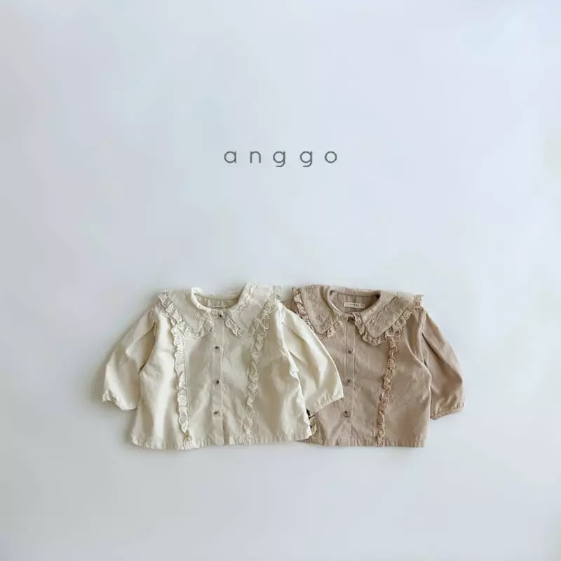 Anggo - Korean Children Fashion - #toddlerclothing - Cream Blouse - 10