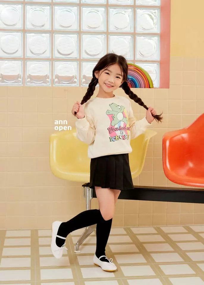 Ann Open - Korean Children Fashion - #magicofchildhood - Together Bear Sweatshirt - 4