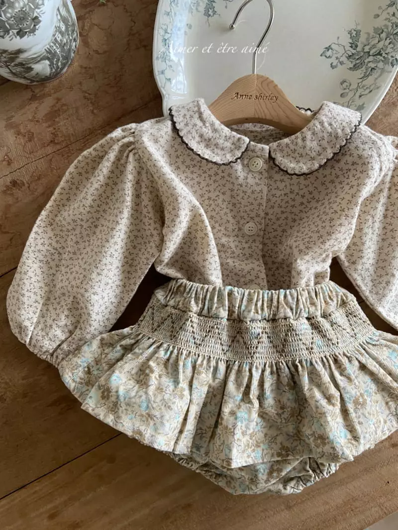 Anne Shirley - Korean Baby Fashion - #babygirlfashion - Laily Smocked Bloomer - 3