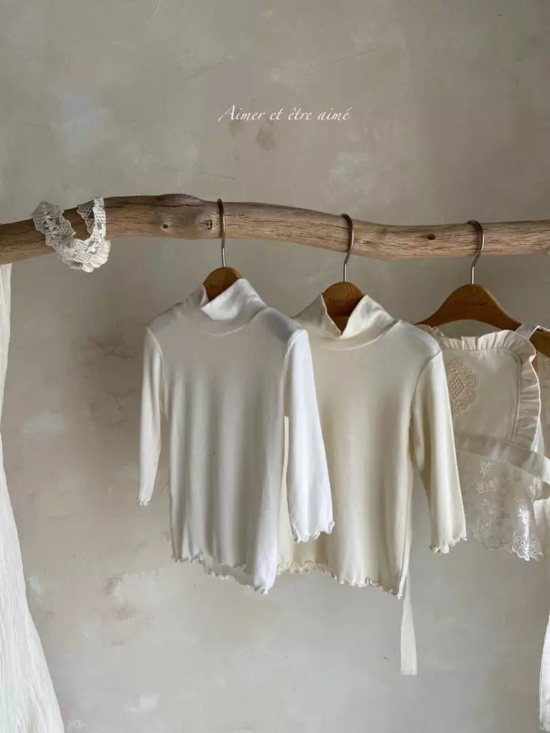 Anne Shirley - Korean Baby Fashion - #onlinebabyboutique - Pure Turtleneck Tee - 4