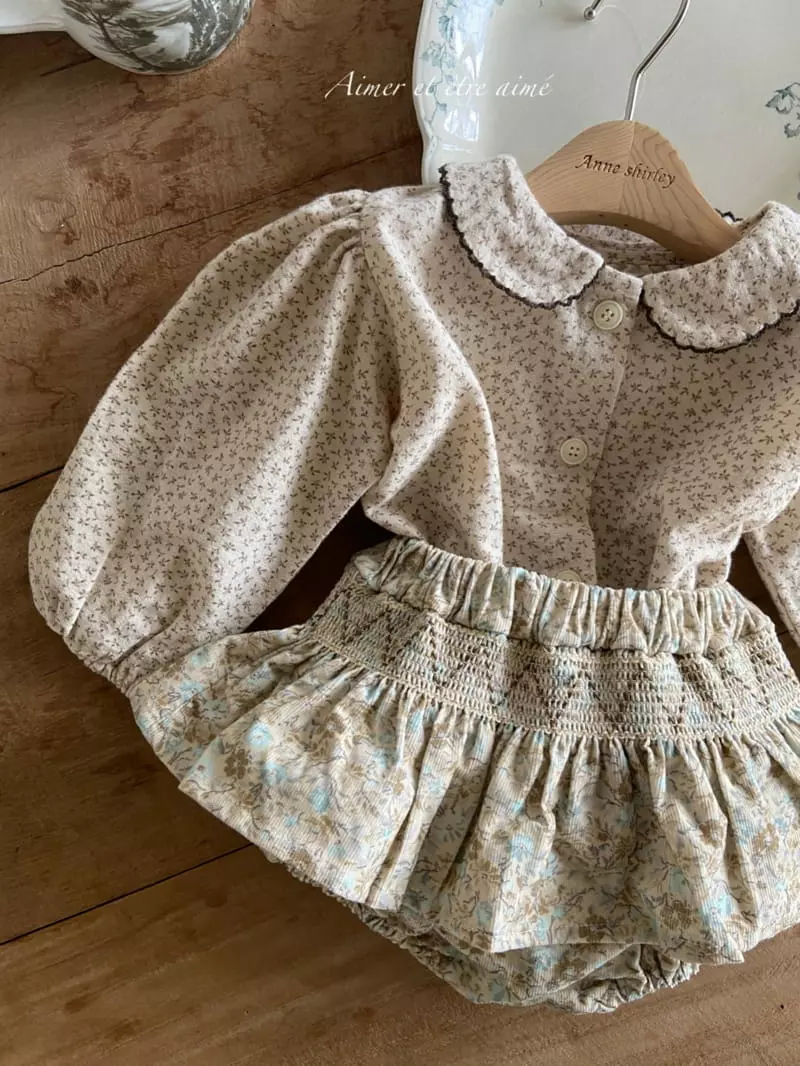 Anne Shirley - Korean Baby Fashion - #onlinebabyshop - Laily Smocked Bloomer - 11
