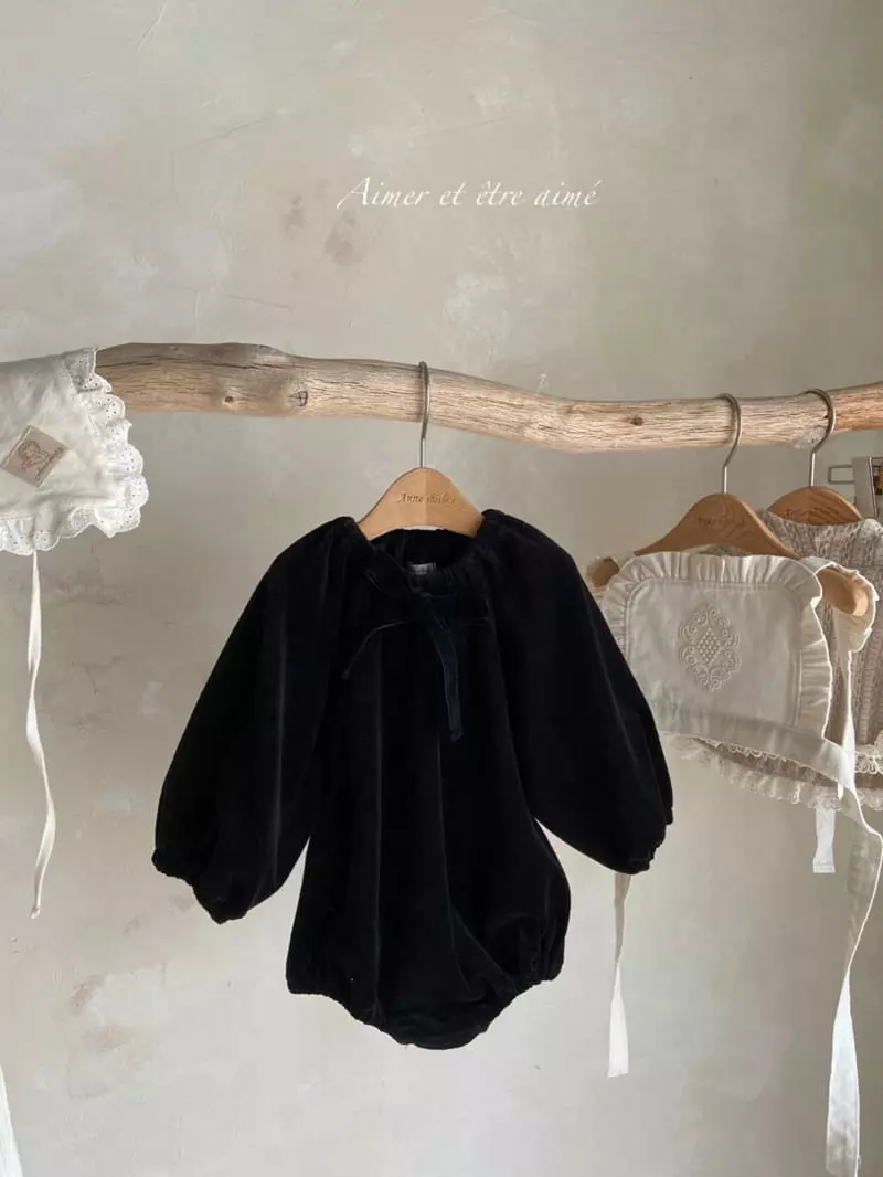 Anne Shirley - Korean Baby Fashion - #smilingbaby - Rora Velvet String Bodysuit - 7