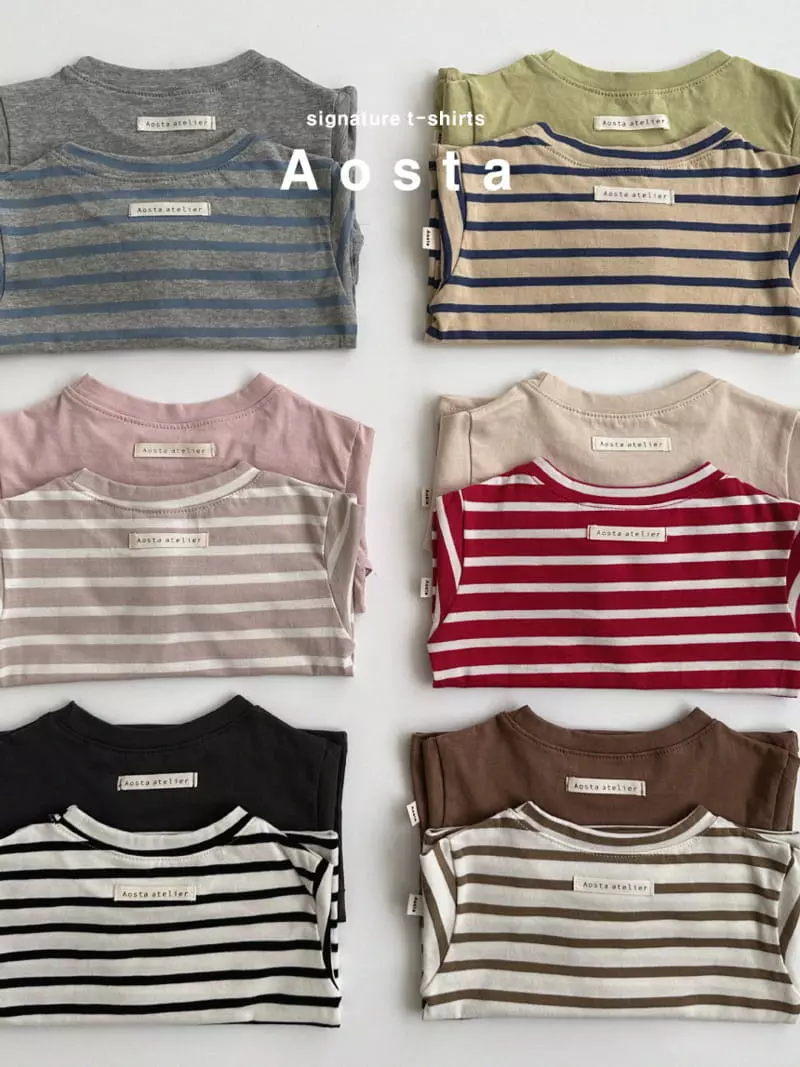 Aosta - Korean Children Fashion - #Kfashion4kids - Signiture Tee - 7